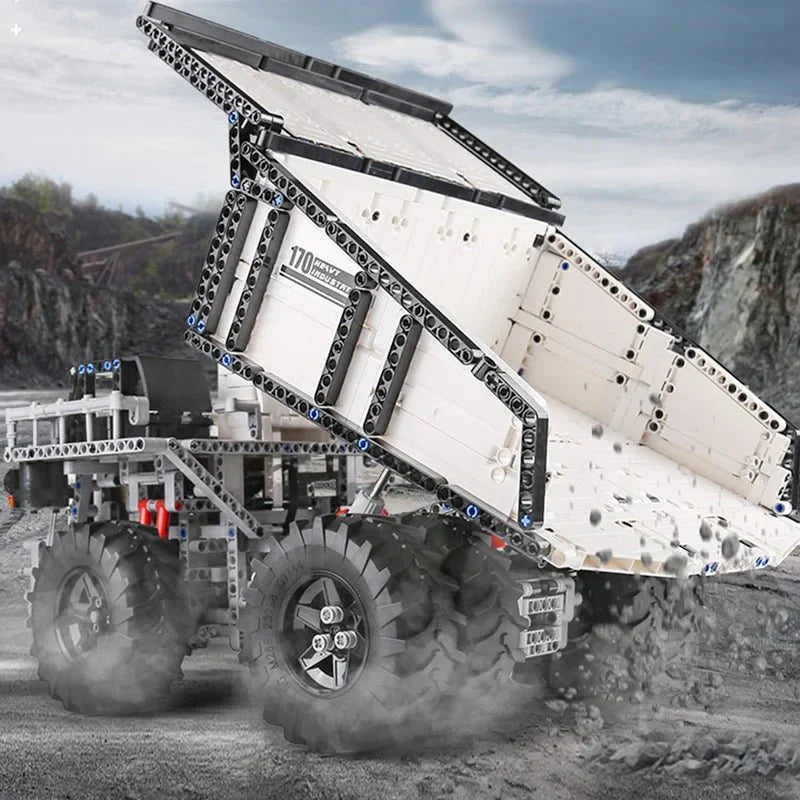 RC Mining Dump Truck - Building Blocks Set | Power Brickz