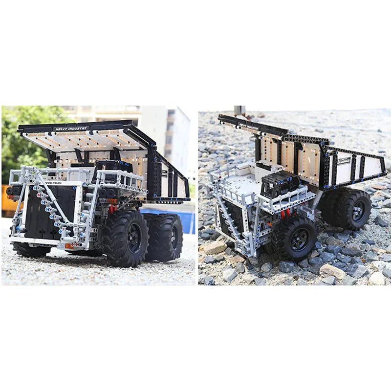 RC Mining Dump Truck - Building Blocks Set | Power Brickz