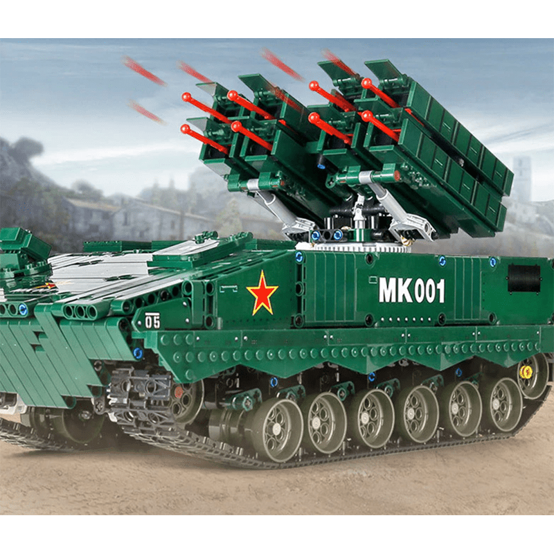 Remote Controlled Missile Shooter - Building Set | Power Brickz