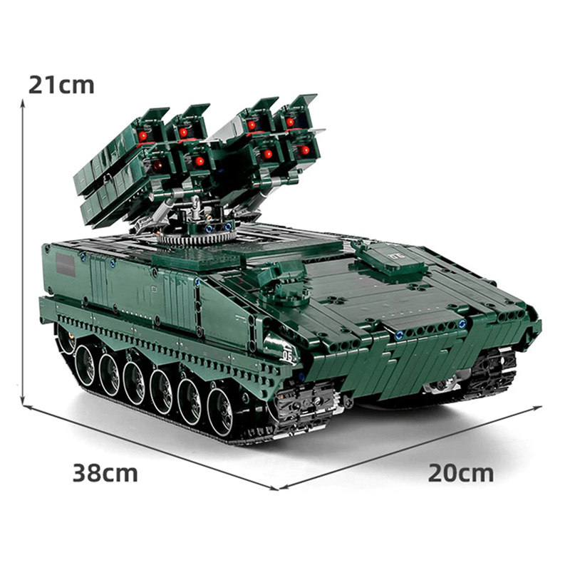 Remote Controlled Missile Shooter - Building Set | Power Brickz