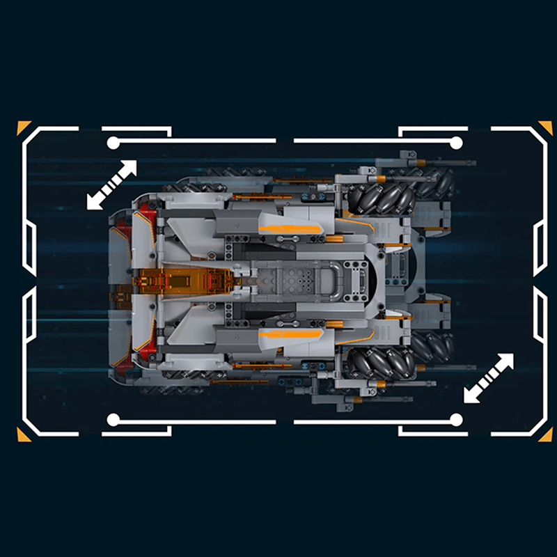 Remote Controlled OmniTank - Building Set | Power Brickz