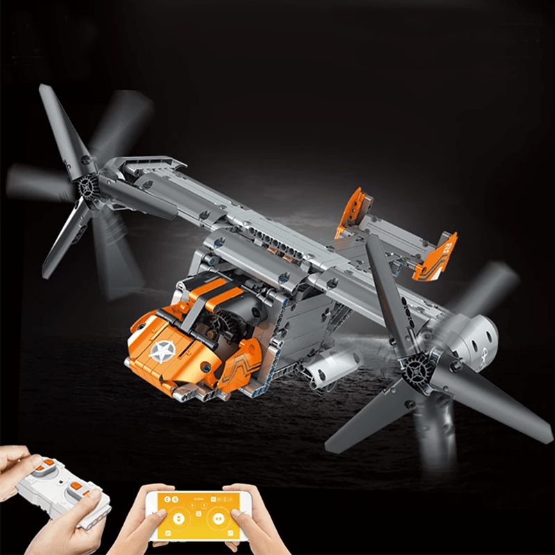 Remote Controlled Plane - Building Set | Power Brickz
