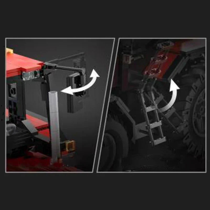 RC Plowing Tractor - Building Set | Power Brickz