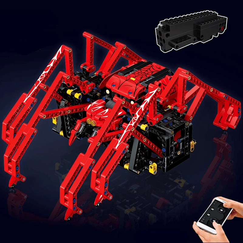 Remote Controlled SpiderBot - Building Set | Power Brickz