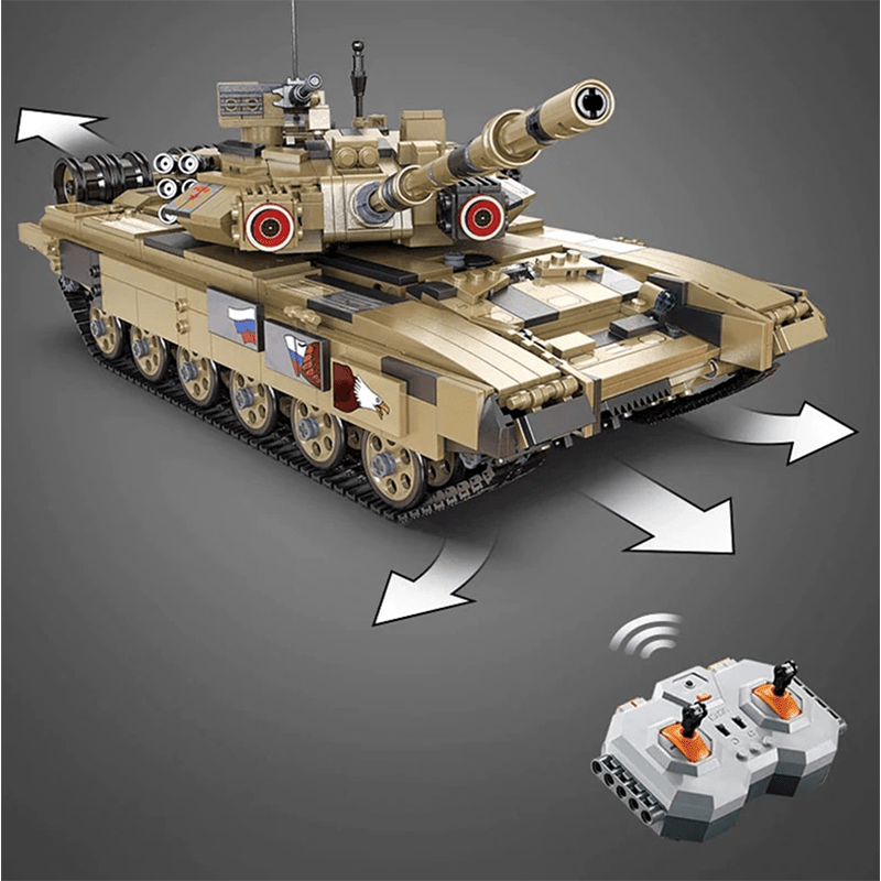 Remote Controlled Tank - Building Set | Power Brickz