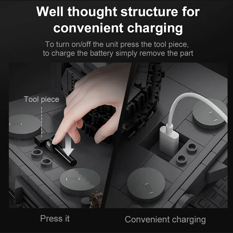 Remote Controlled Tank - Building Set | Power Brickz