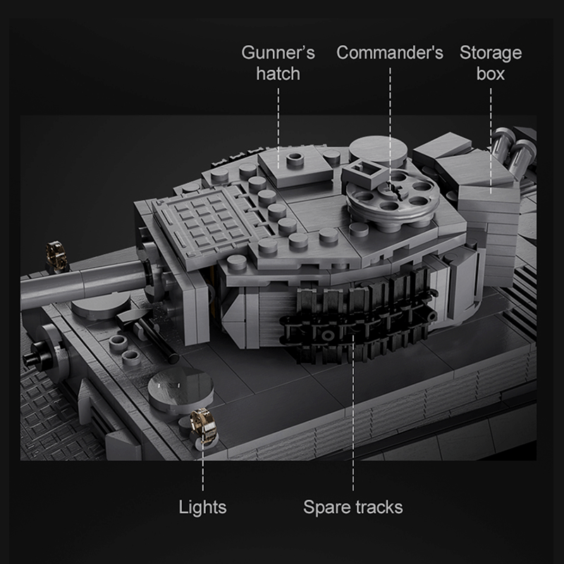 Remote Controlled Tank - Building Set | Power Brickz