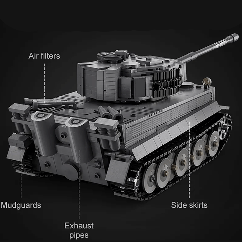 Remote Controlled Tank - Building Set | Power Brickz