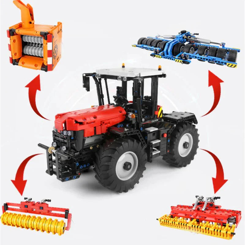 RC Farming Tractor - Building Set | Power Brickz