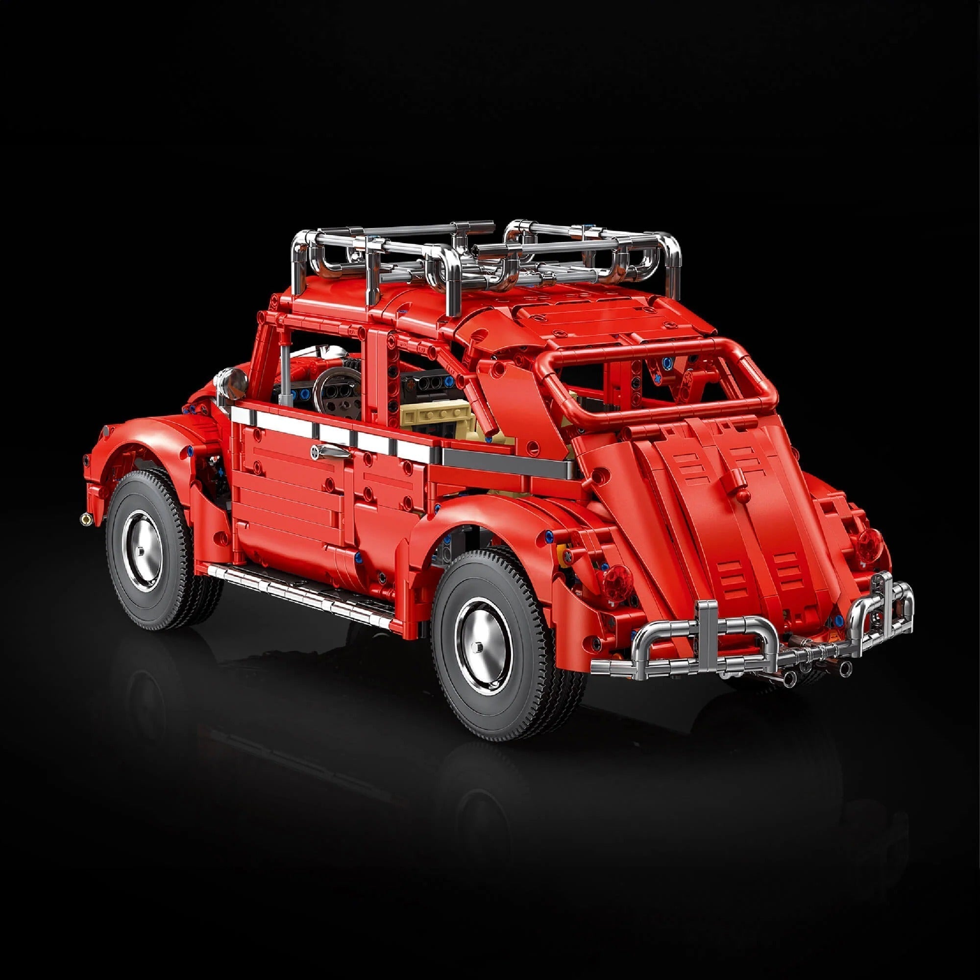 Retro Beetle Car Classic - Building Blocks Set | Power Brickz