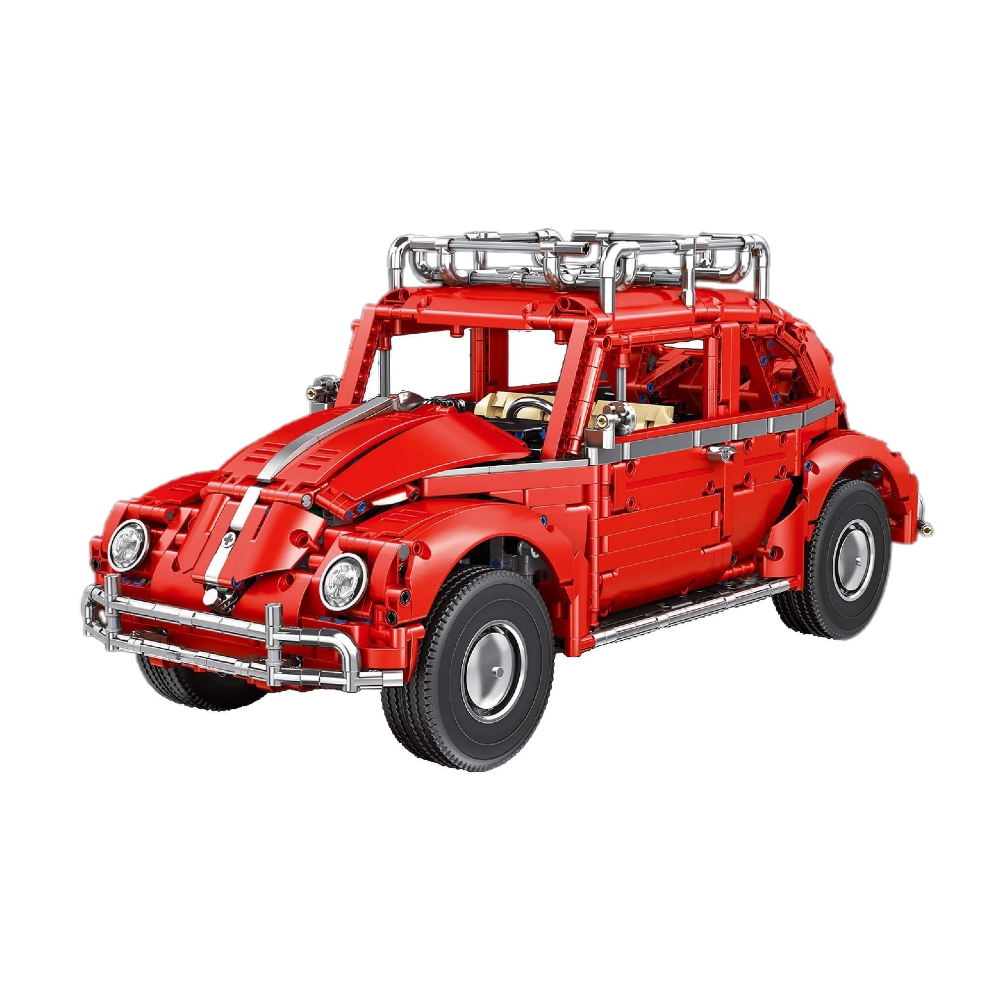 Retro Beetle Car Classic - Building Blocks Set | Power Brickz