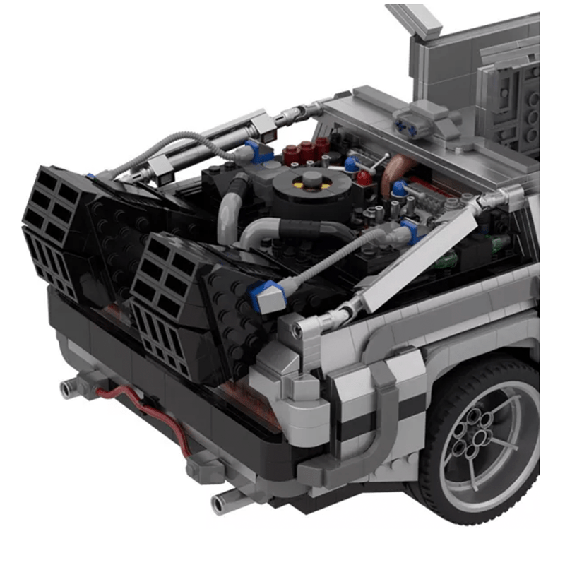 Retro Time-Travel Coupe - Building Set | Power Brickz