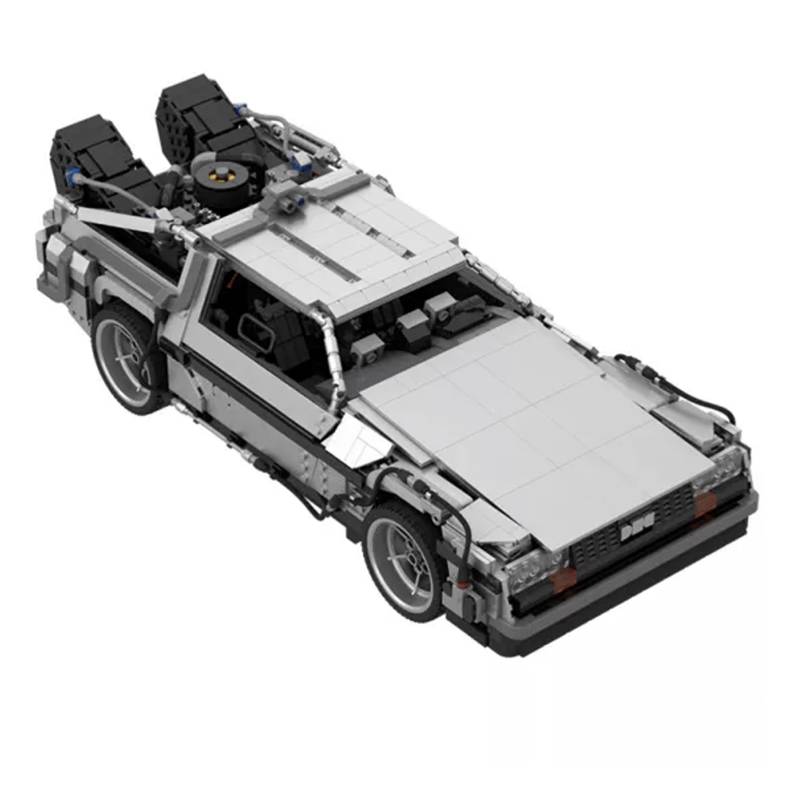 Retro Time-Travel Coupe - Building Set | Power Brickz