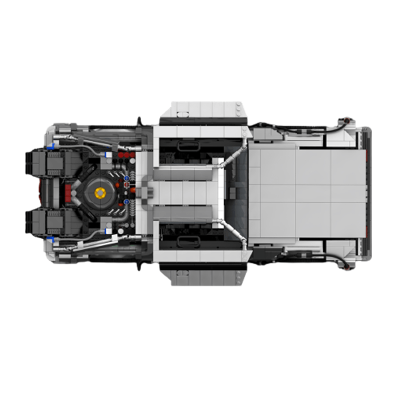 Retro Time-Travel Coupe - Building Set | Power Brickz