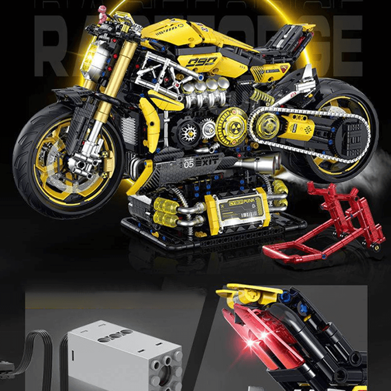 Cyberpunk Devil Roadster - Building Set | Power Brickz