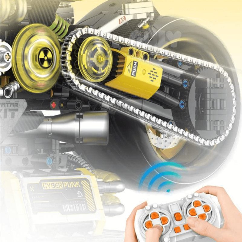 Cyberpunk Devil Roadster - Building Set | Power Brickz