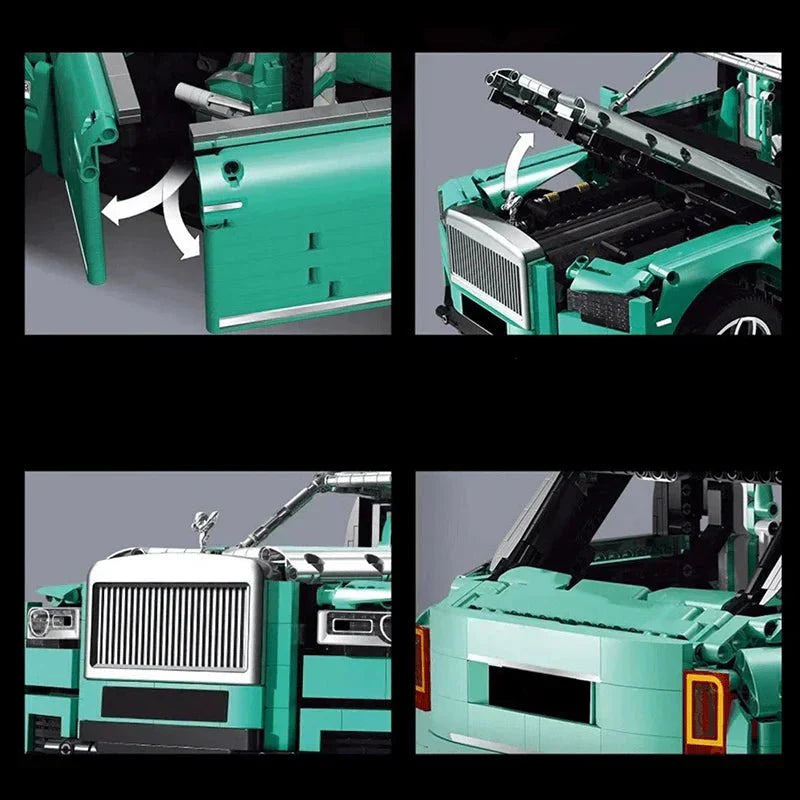 Ultra-Luxury British Off-Road SUV - Building Blocks Set | Power Brickz