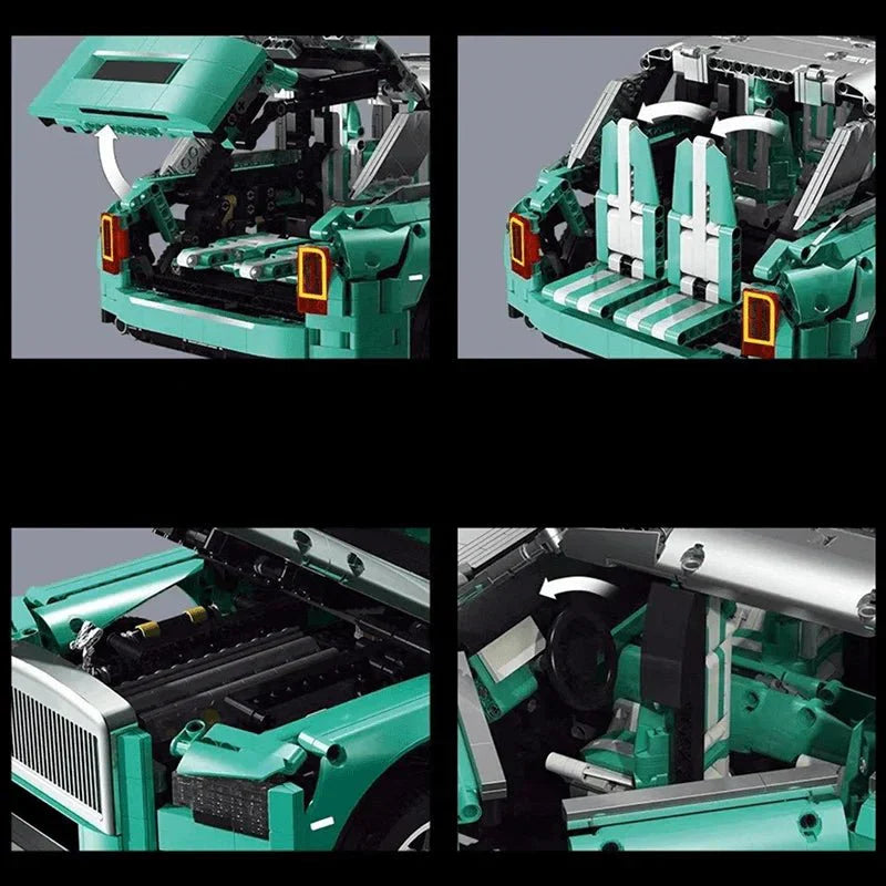 Ultra-Luxury British Off-Road SUV - Building Blocks Set | Power Brickz