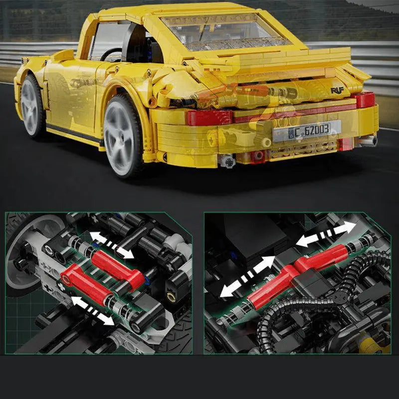 RUF CTR Yellow Bird - Building Blocks Set | Power Brickz