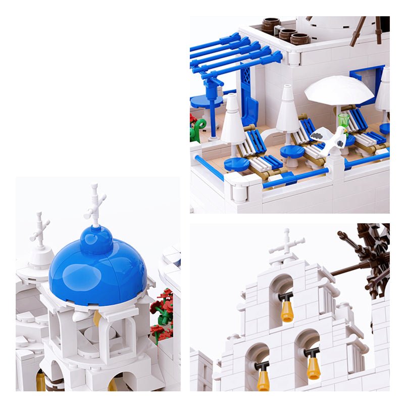 Santorini Levels - Building Set | Power Brickz