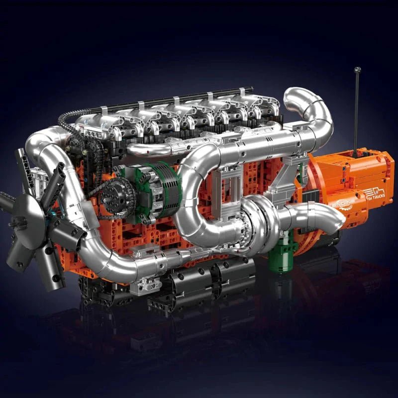 Scania Truck engine & Transmission | 3236pcs - Power Brickz