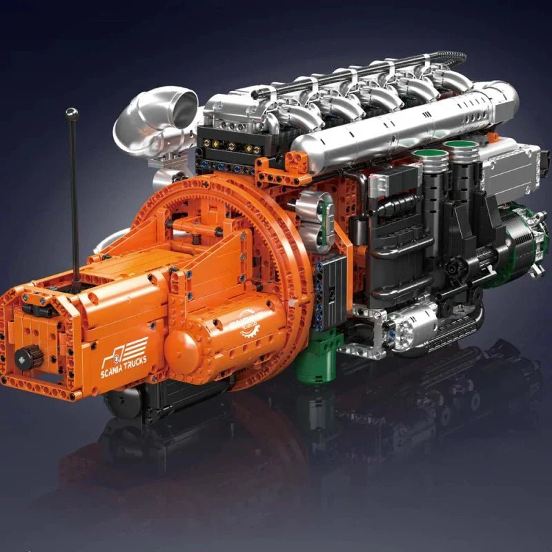 Scania Truck engine & Transmission | 3236pcs - Power Brickz