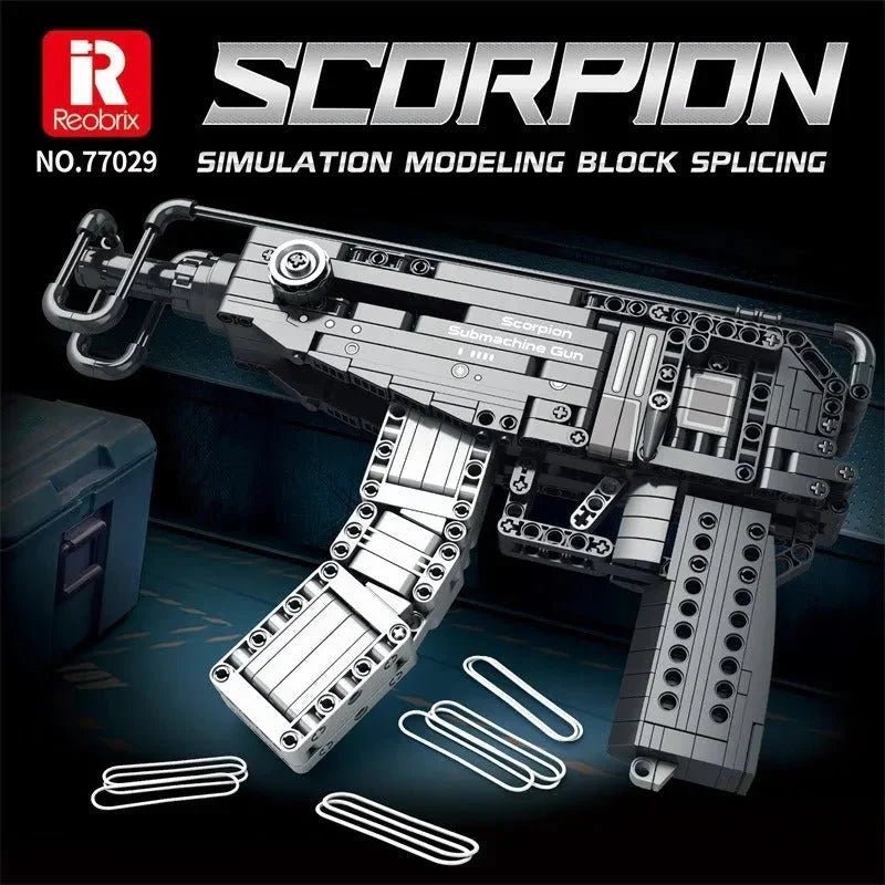 Scorpion Sub Machine Gun | 566pcs - Power Brickz