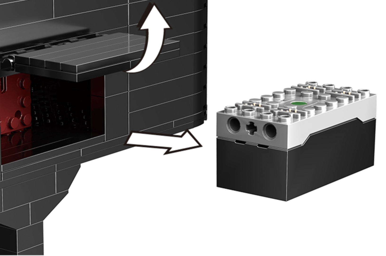 Self Playing Grand Piano - Building Set | Power Brickz