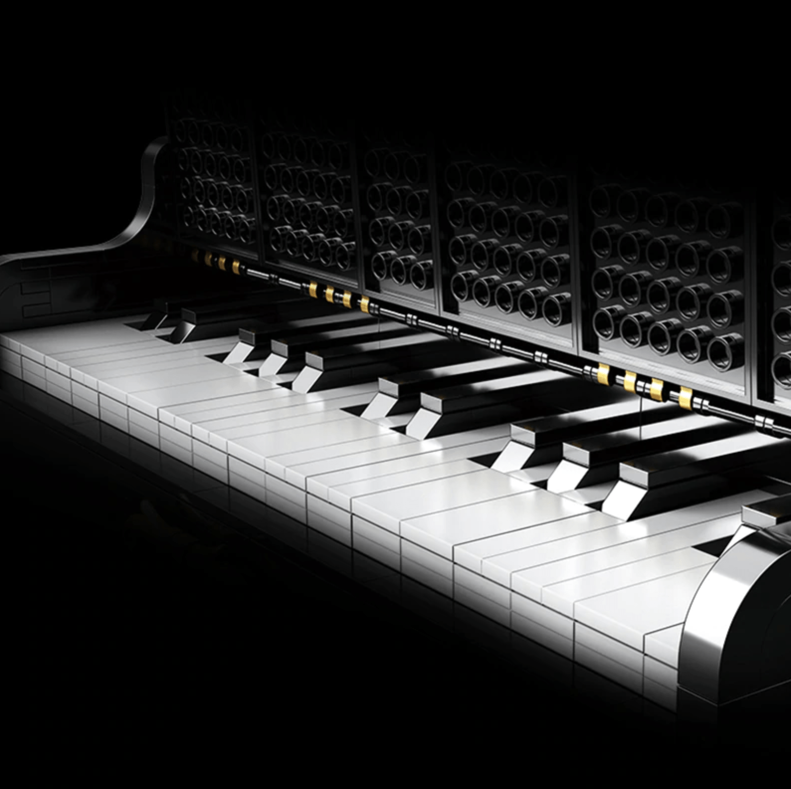 Self Playing Grand Piano - Building Set | Power Brickz