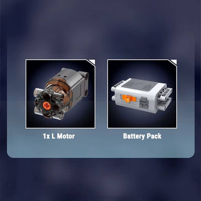 Motorized Ski Resort - Building Blocks Set | Power Brickz