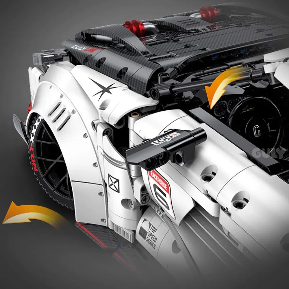 Skyline RGTR Turbocharged - Building Blocks Set | Power Brickz