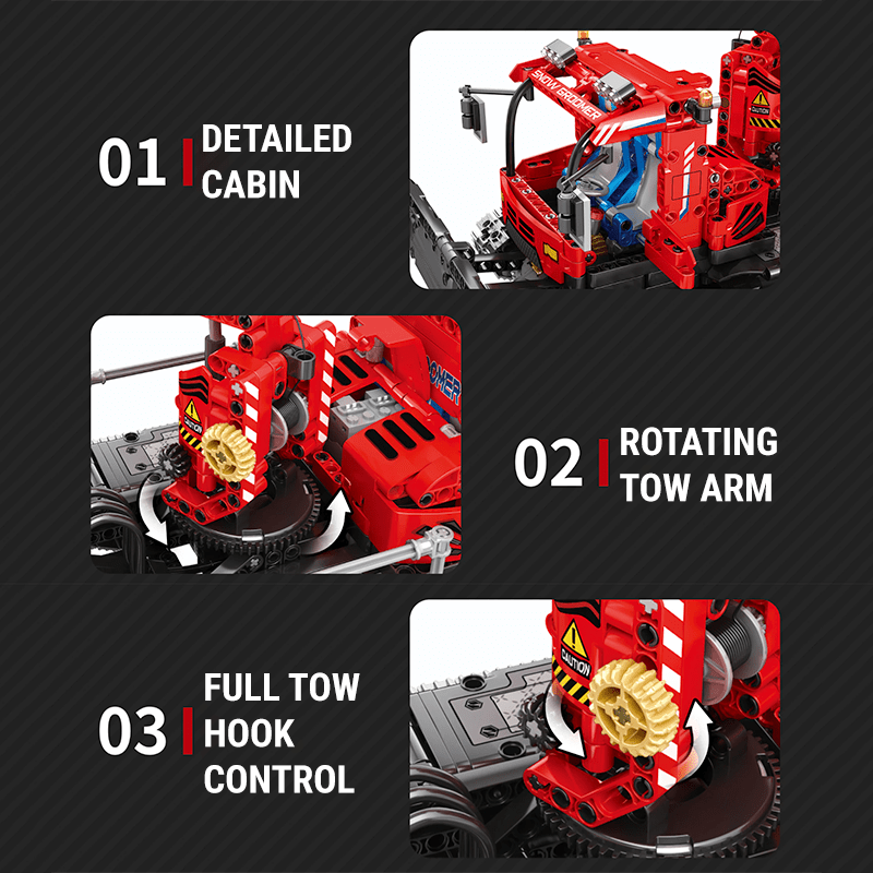 Alpine Snow Groomer - Building Set | Power Brickz