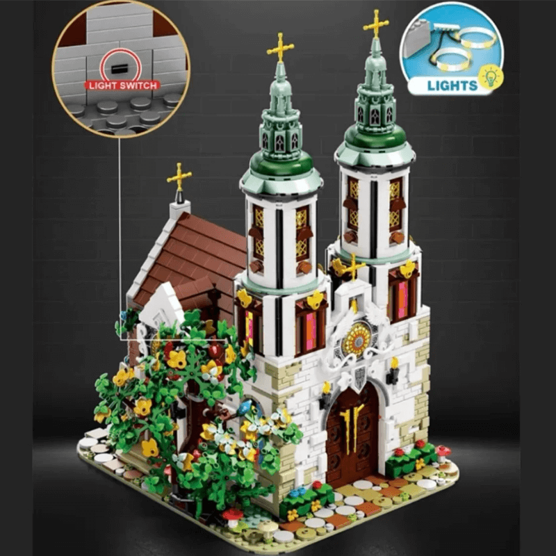 St. Andrews Church - Building Set | Power Brickz