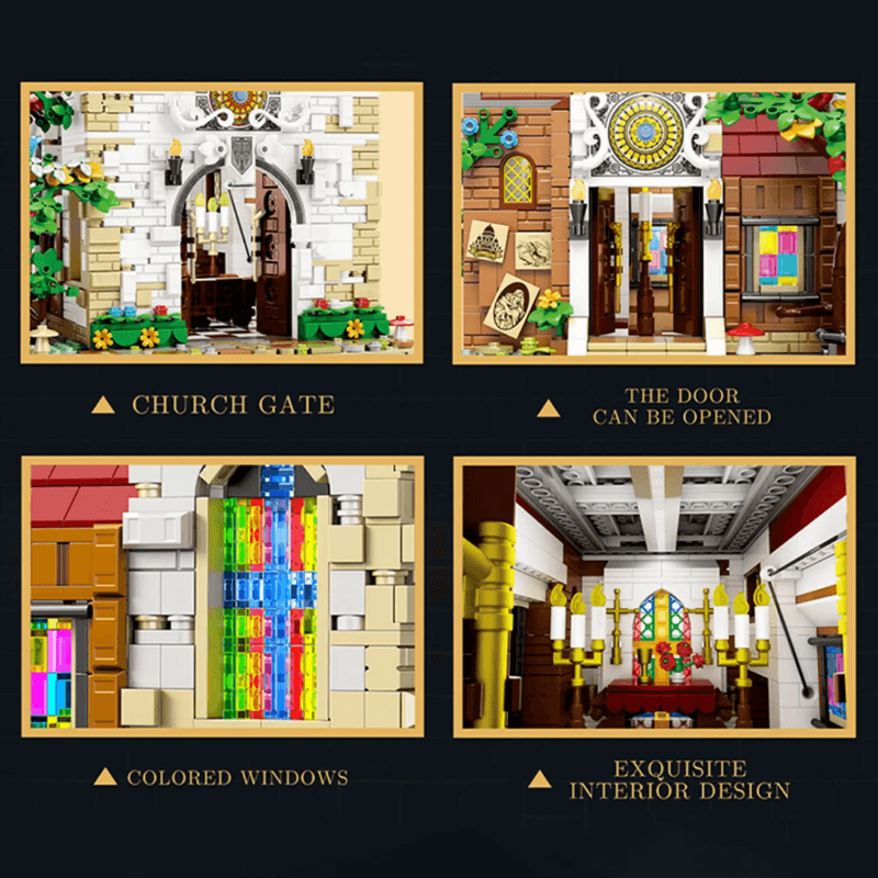 St. Andrews Church - Building Set | Power Brickz