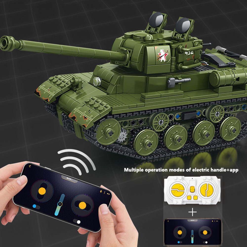 STALIN II JS-2 Heavy Tank with Power Functions - Building Set | Power Brickz