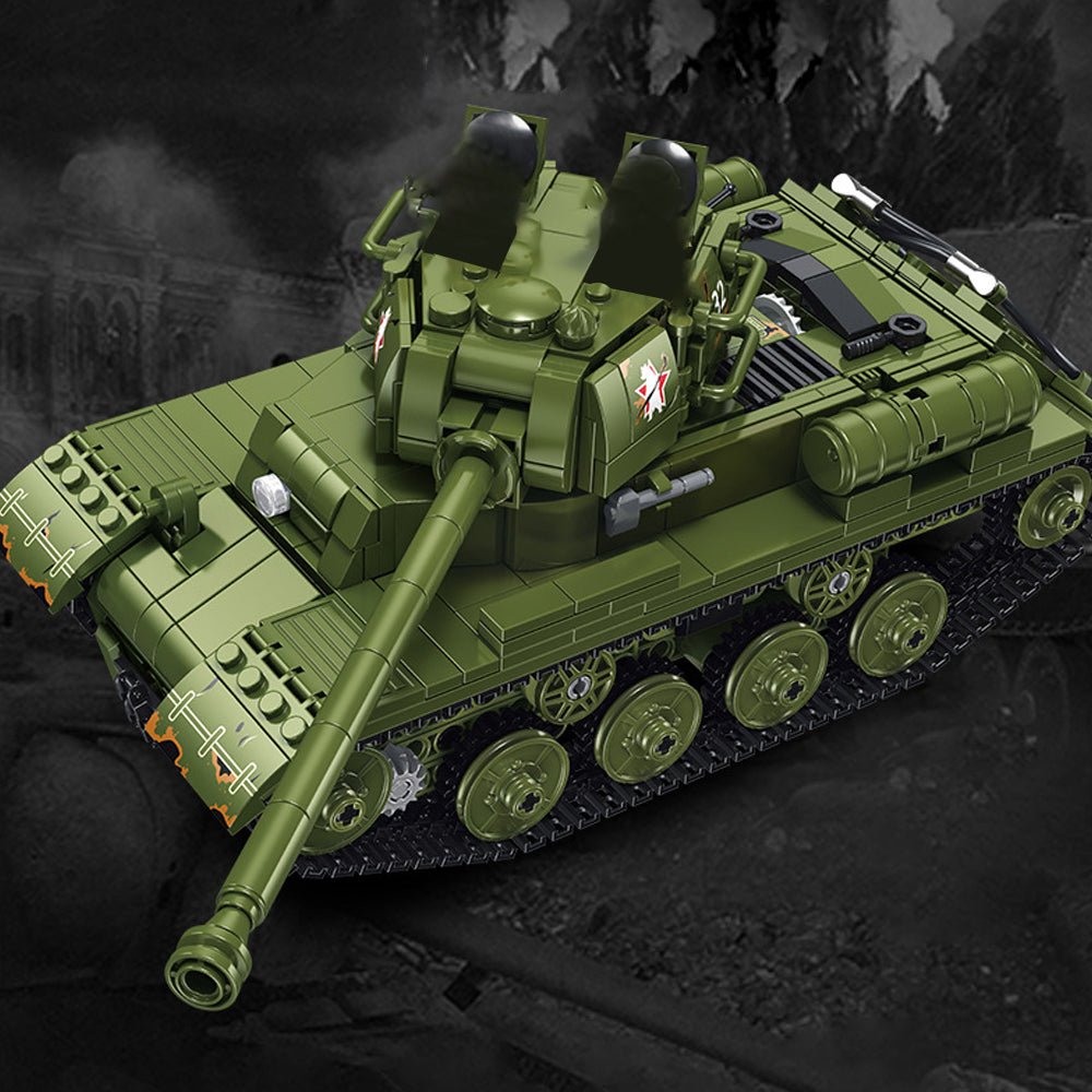 STALIN II JS-2 Heavy Tank with Power Functions - Building Set | Power Brickz