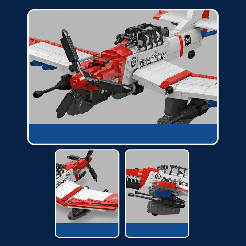 Stuke Bomber - Building Set | Power Brickz