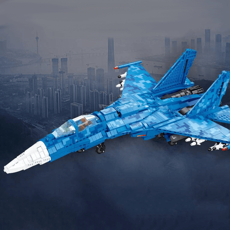 SU-35 Fighter - Building Set | Power Brickz