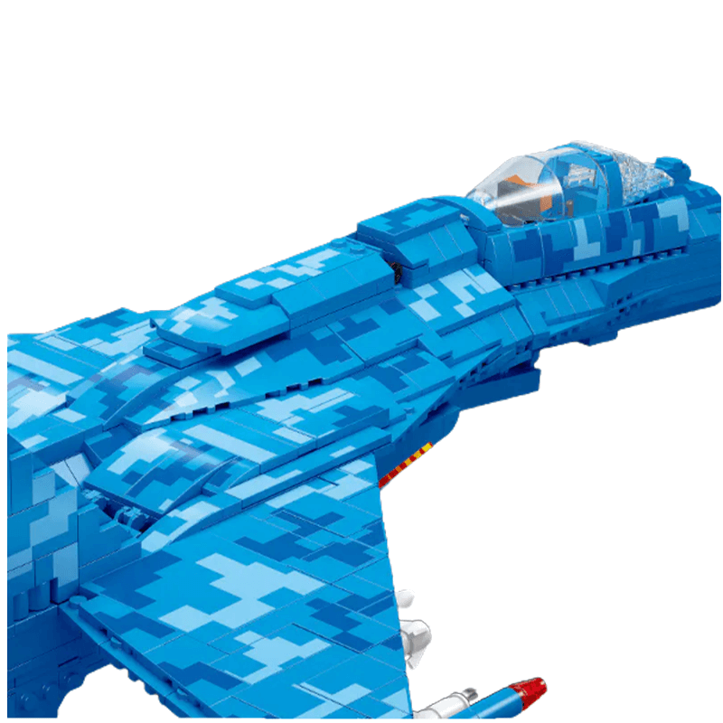 SU-35 Fighter - Building Set | Power Brickz