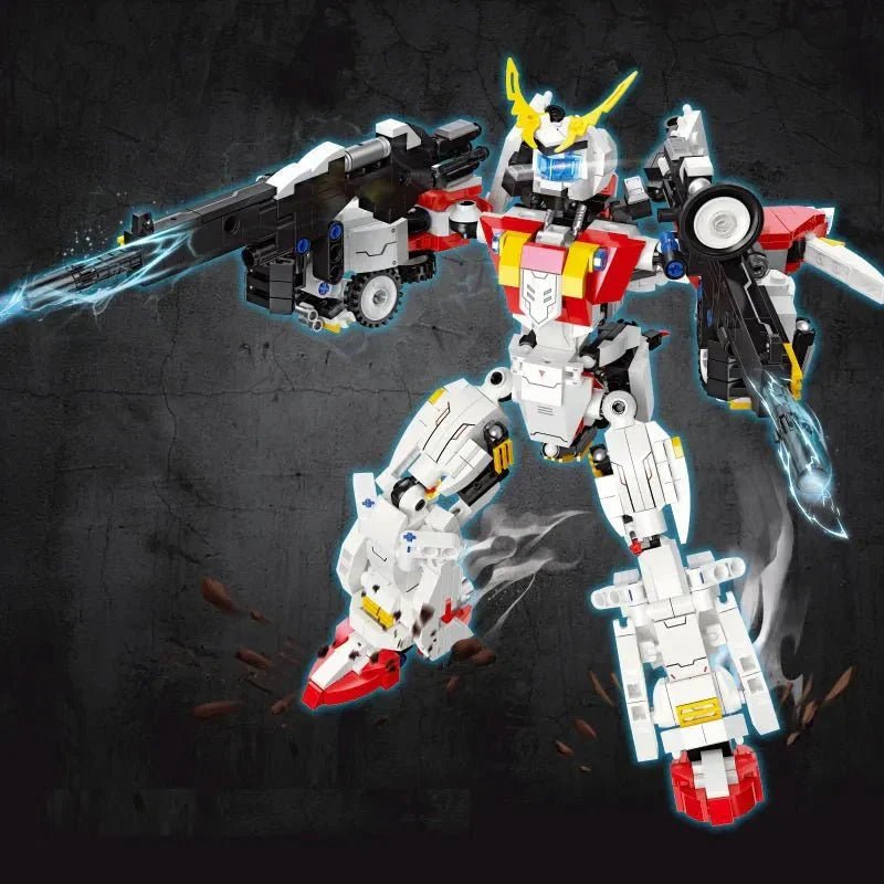 Super Deformed Flaming Meteor Mecha Robot Warrior Bricks Toy | 952pcs - Power Brickz