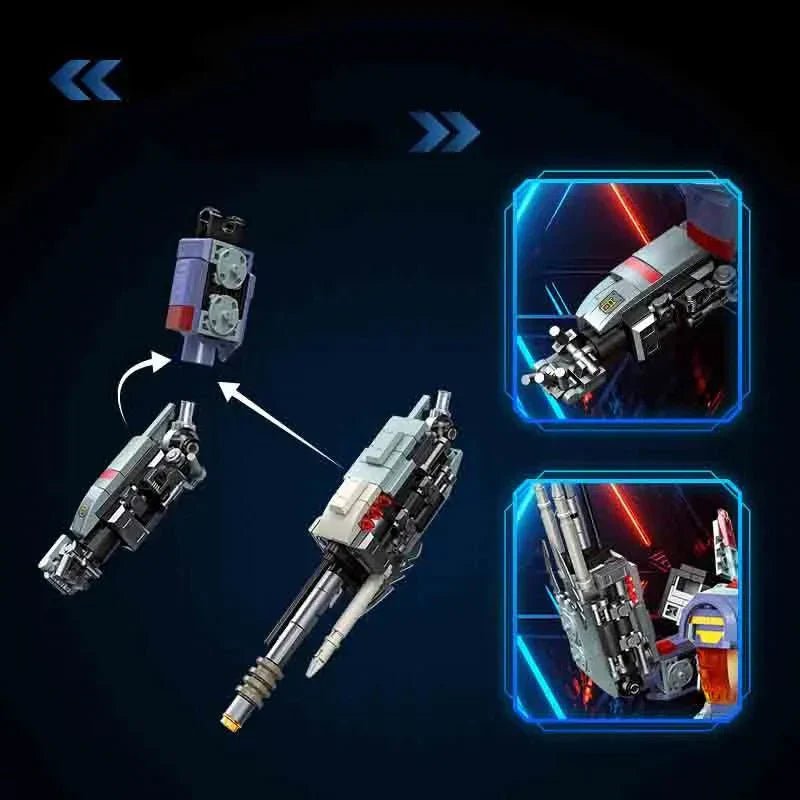 Super Hero Blitz Wing Mecha Robot Warrior Bricks Toy - Power Brickz