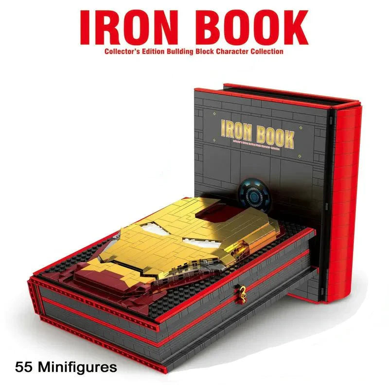 Super Hero Movie Marvel Iron Book - Building Set | Power Brickz