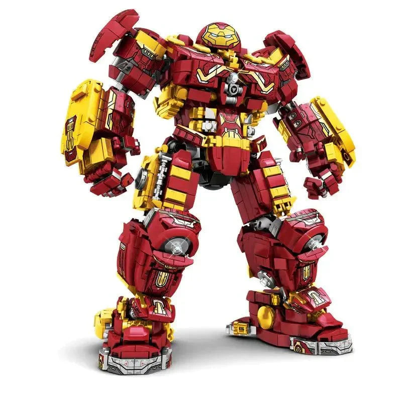Super Heroes Marvel Iron Hero Warrior Robot Bricks Toy - Building Set | Power Brickz