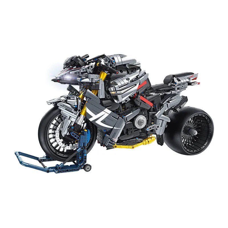 Hyper Naked Street Bike - Building Set | Power Brickz