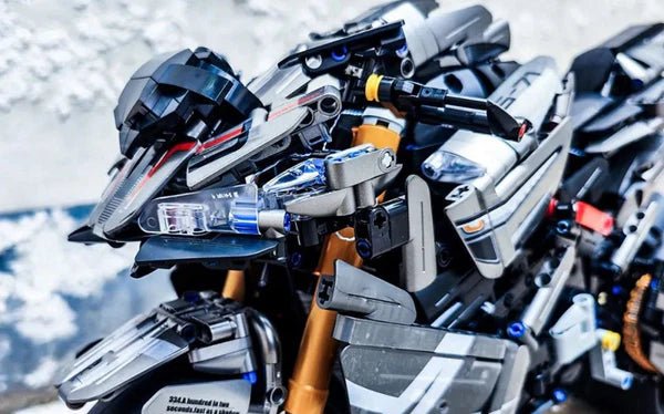 Hyper Naked Street Bike - Building Set | Power Brickz