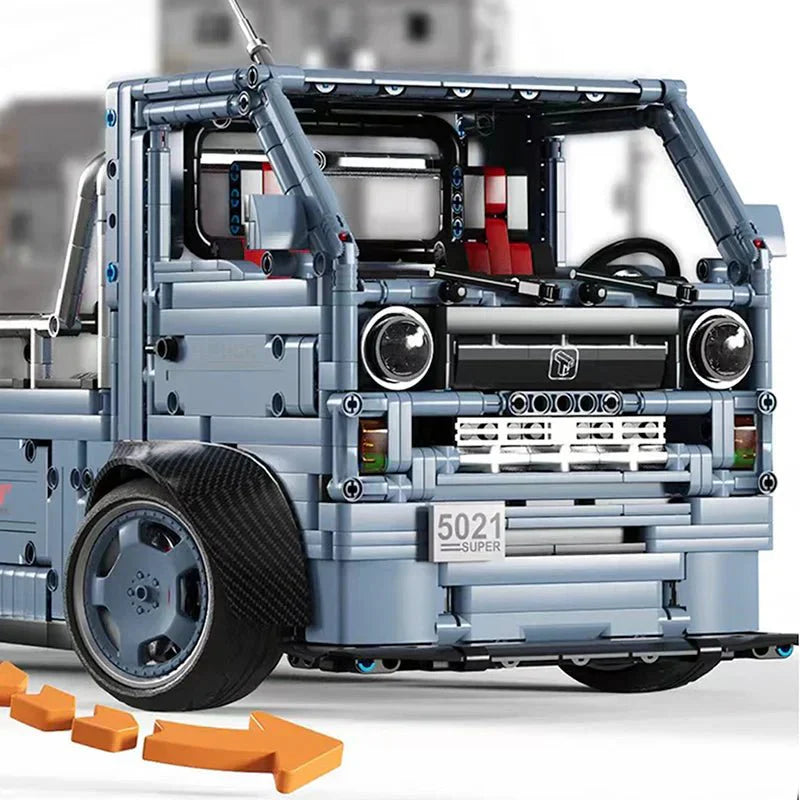 Compact JDM Kei Truck - Building Blocks Set | Power Brickz