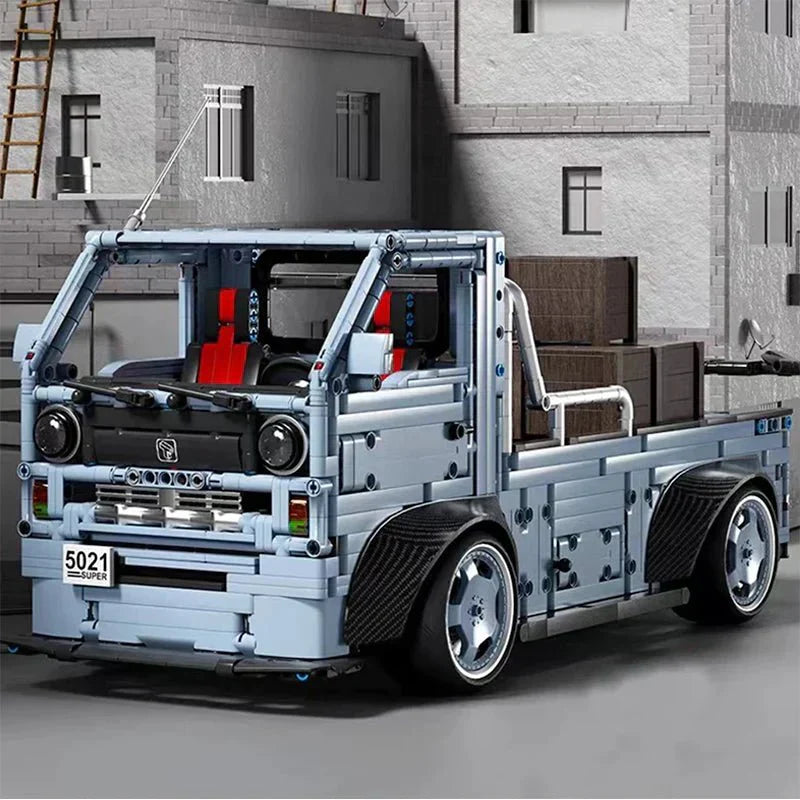 Compact JDM Kei Truck - Building Blocks Set | Power Brickz