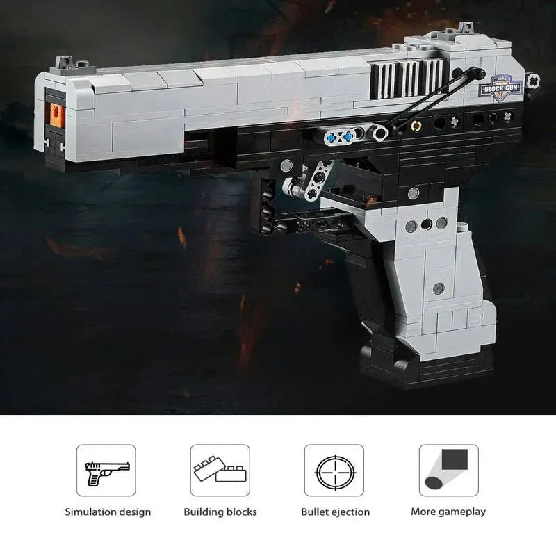 SWAT Combat Gun - Building Set | Power Brickz