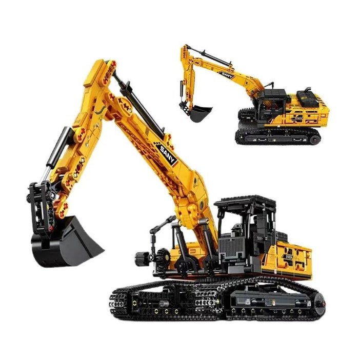 Large Excavator Model - Building Set | Power Brickz