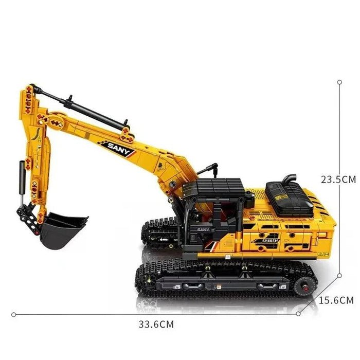 Large Excavator Model - Building Set | Power Brickz